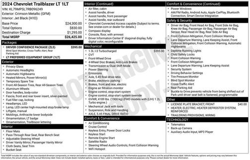 2024 Chevrolet Trailblazer LT