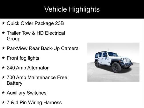 2019 Jeep Wrangler Unlimited Sport