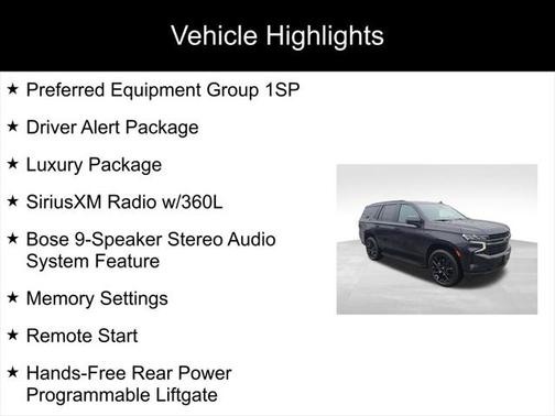 2022 Chevrolet Tahoe 4WD RST