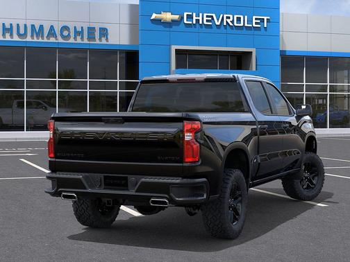 Black 2026 Chevrolet Silverado 1500 Custom Trail Boss