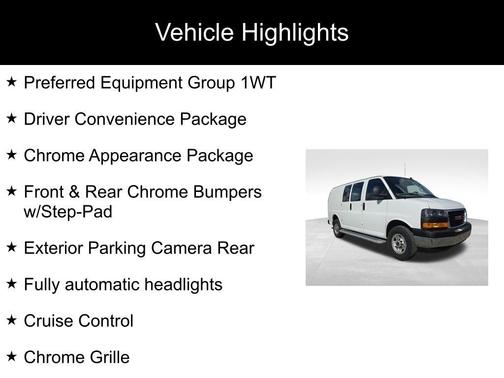 2023 GMC Savana 2500 Work Van