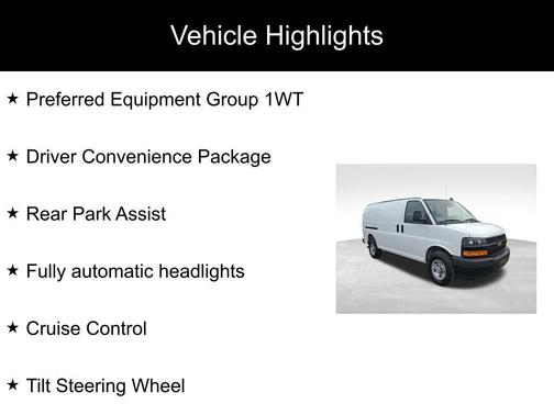 2025 Chevrolet Express 2500 RWD 2500 Regular Wheelbase WT