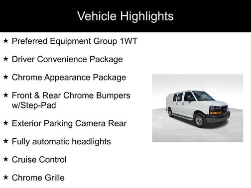 2023 GMC Savana 2500 Work Van
