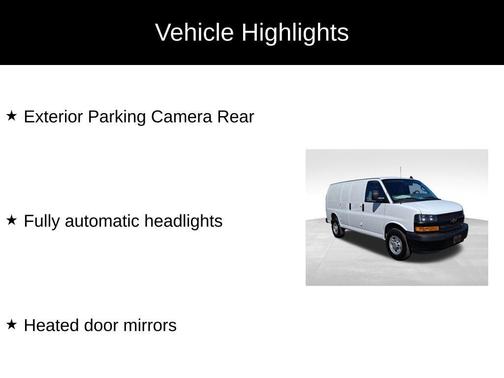 Summit White 2025 Chevrolet Express 2500 RWD 2500 Regular Wheelbase WT