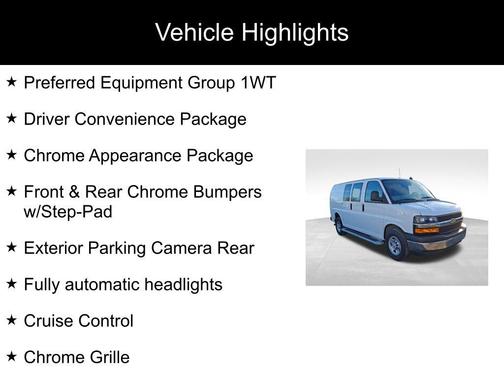 2024 Chevrolet Express 2500 RWD 2500 Regular Wheelbase WT