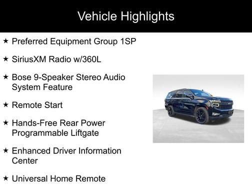 2022 Chevrolet Tahoe 4WD RST