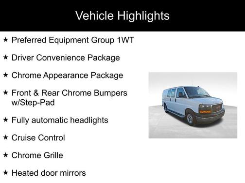 2024 GMC Savana 2500 Work Van