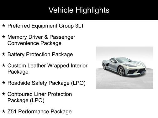 2021 Chevrolet Corvette Stingray w/3LT