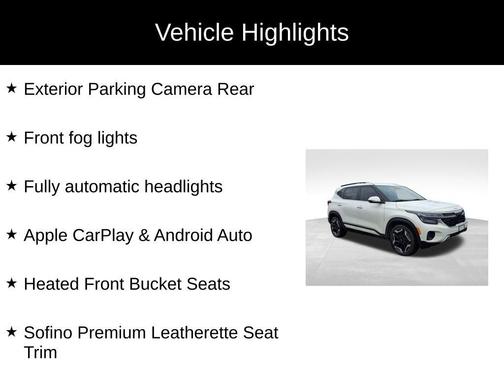 Snow White Pearl 2024 Kia Seltos SX Turbo