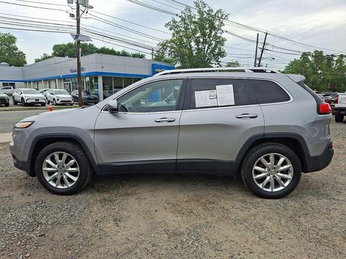 Billet Silver Metallic Clearcoat 2017 Jeep Cherokee Limited
