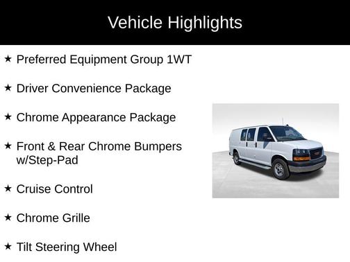2024 GMC Savana 2500 Work Van