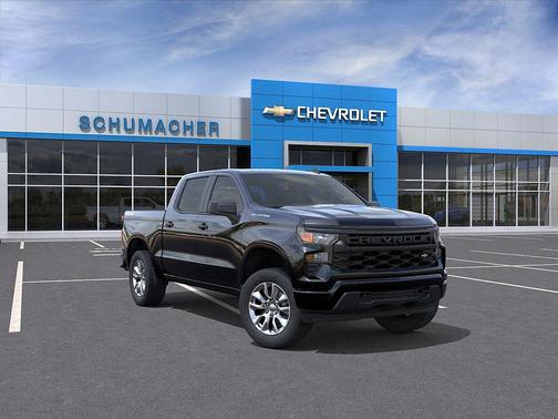 Black 2026 Chevrolet Silverado 1500 Custom