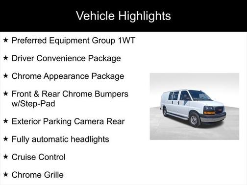 2023 GMC Savana 2500 Work Van