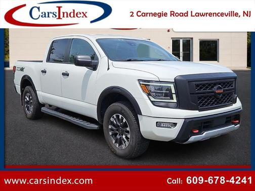 Glacier White 2021 Nissan Titan PRO-4X