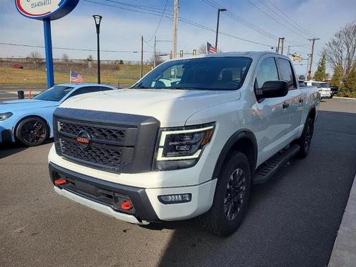 Glacier White 2021 Nissan Titan PRO-4X