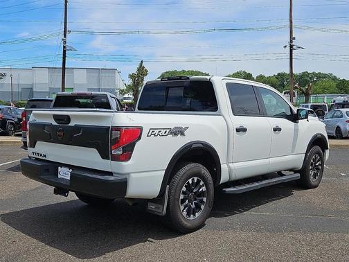 Glacier White 2021 Nissan Titan PRO-4X