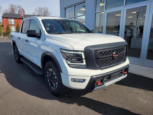 Glacier White 2021 Nissan Titan PRO-4X