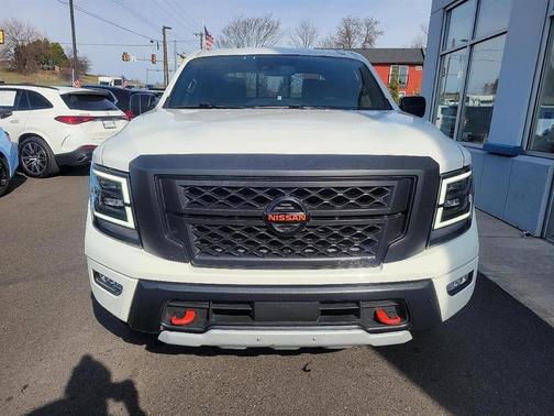 Glacier White 2021 Nissan Titan PRO-4X
