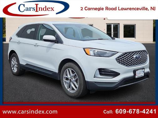 Star White Metallic Tri-Coat 2023 Ford Edge SEL