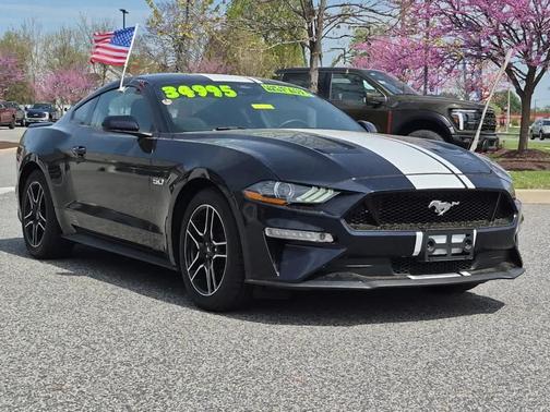 Antimatter Blue Metallic 2021 Ford Mustang GT