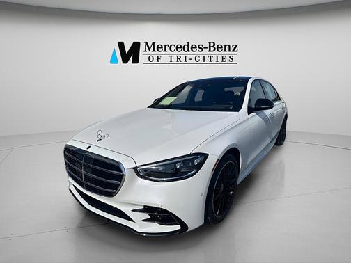 MANUFAKTUR Moonlight White Metallic 2024 Mercedes-Benz S-Class