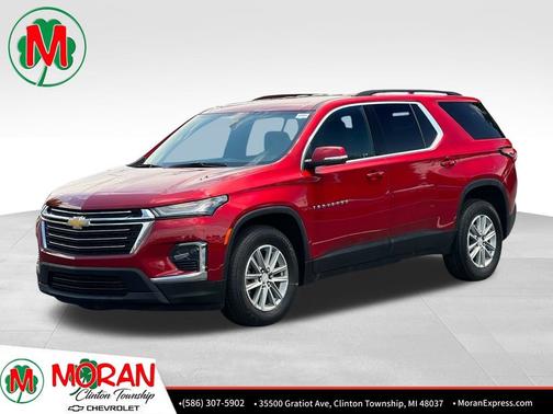 Radiant Red Tintcoat 2023 Chevrolet Traverse LT Cloth