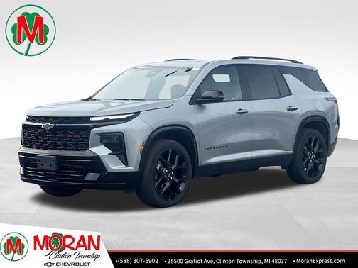 Sterling Grey Metallic 2025 Chevrolet Traverse RS