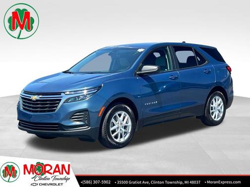 Lakeshore Blue Metallic 2024 Chevrolet Equinox LS