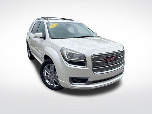 White Diamond Tri-Coat 2015 GMC Acadia Denali