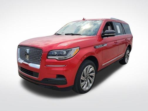 Red 2022 Lincoln Navigator Reserve