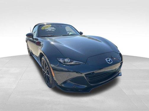 Jet Black Mica 2024 Mazda MX-5 Miata Grand Touring