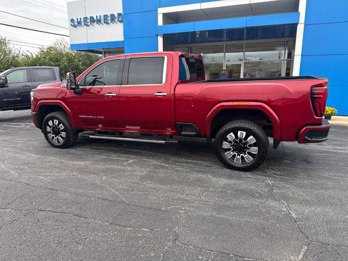 Volcanic Red 2024 GMC Sierra 2500 Denali