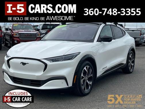 STAR WHITE MET TRI-COAT 2023 Ford Mustang Mach-E PREMIUM SUV