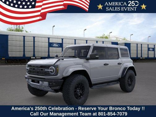 Avalanche Gray 2026 Ford Bronco Raptor