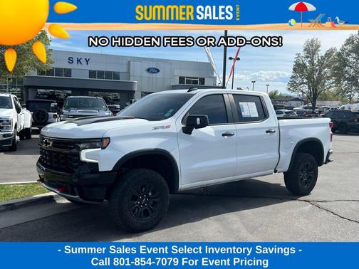 Summit White 2023 Chevrolet Silverado 1500 ZR2