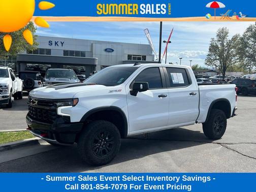 Summit White 2023 Chevrolet Silverado 1500 ZR2