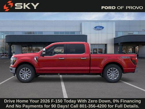Ruby Red Metallic Tinted Clearcoat 2026 Ford F-150 Lariat