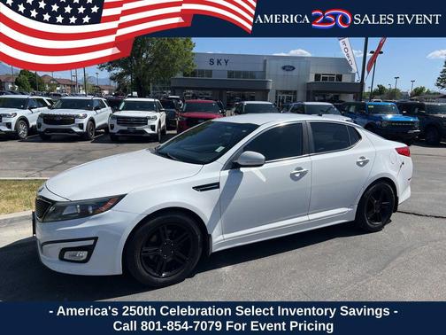 Snow White Pearl 2015 Kia Optima LX
