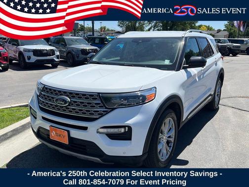 OXFORD WHITE 2023 Ford Explorer Limited