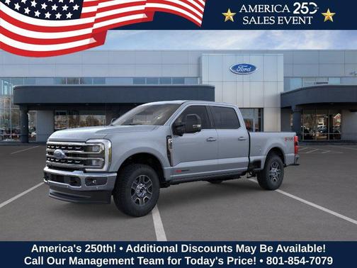 Glacier Gray Metallic TriCoat 2026 Ford F-350 Lariat