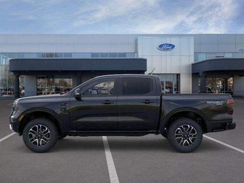 SHADOW BLACK 2025 Ford Ranger LARIAT