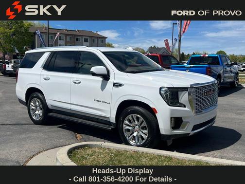 Summit White 2021 GMC Yukon Denali