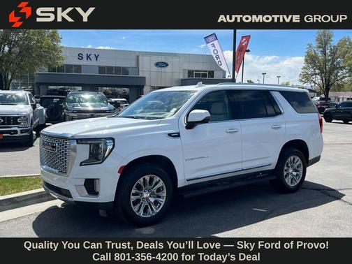 Summit White 2021 GMC Yukon Denali
