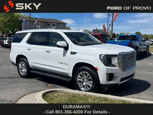 Summit White 2021 GMC Yukon Denali