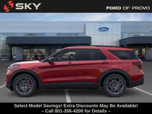Rapid Red Metallic Tinted Clearcoat 2026 Ford Explorer ST