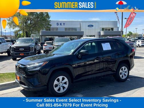 Midnight Black Metallic 2024 Toyota RAV4 LE