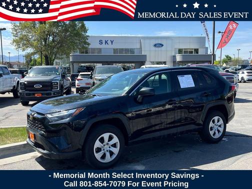Midnight Black Metallic 2024 Toyota RAV4 LE