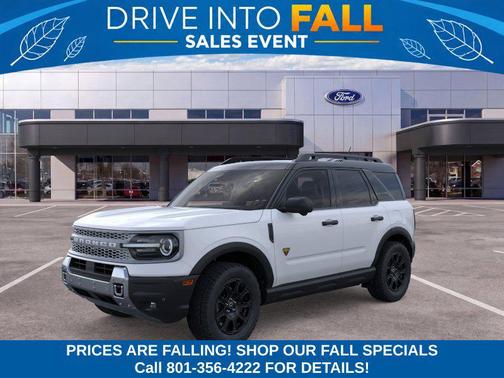 Space White Metallic 2026 Ford Bronco Sport Badlands