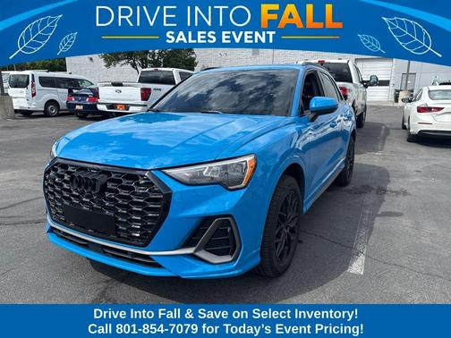 Blue 2022 Audi Q3 45 S line Premium