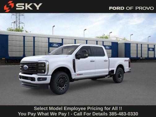 Star White Metallic Tri-Coat 2026 Ford F-350 Platinum